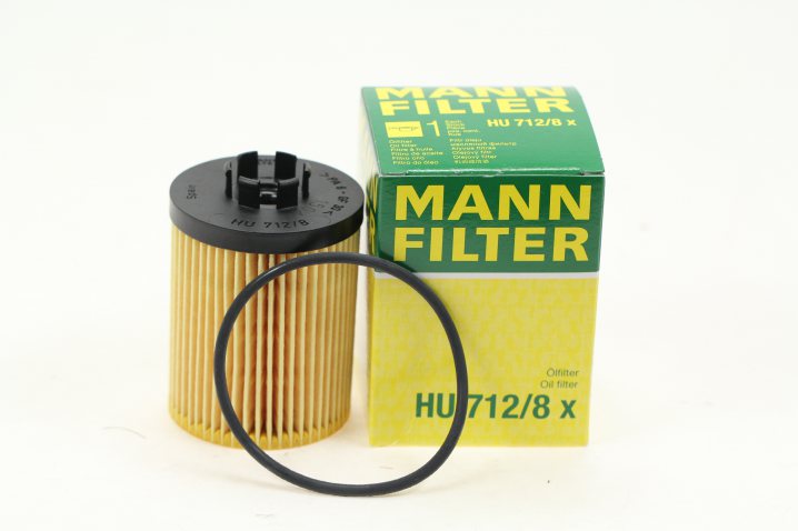 HU 712/8 x oil filter element (metal-free)