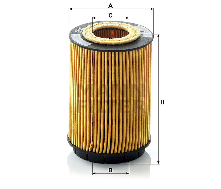 HU 713 x oil filter element (metal-free)