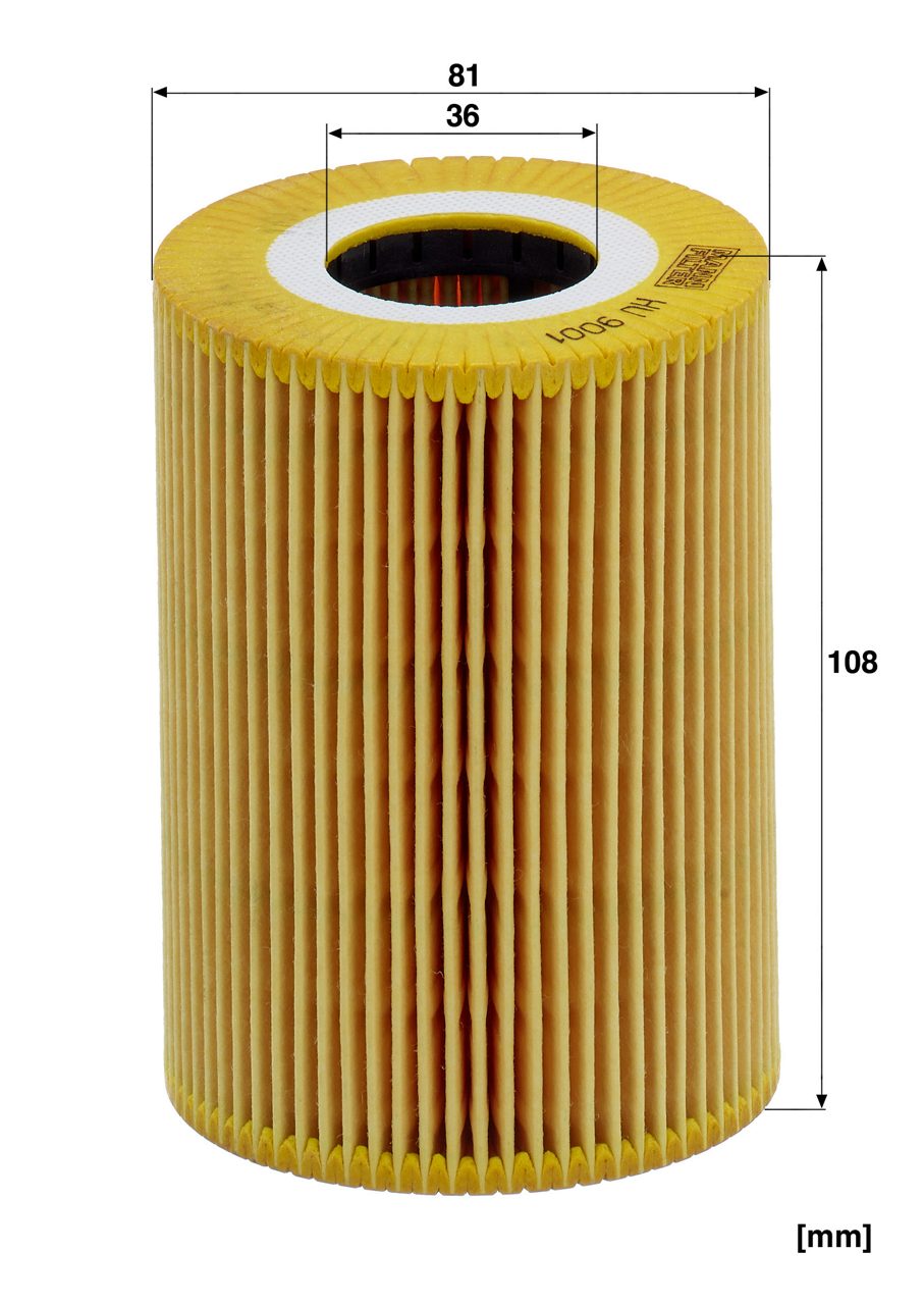 HU 9001 y oil filter element