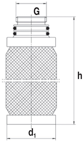 LD 6007/1 air filter element (high performance)