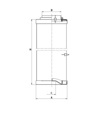 LE 22 004 air/oil separator element