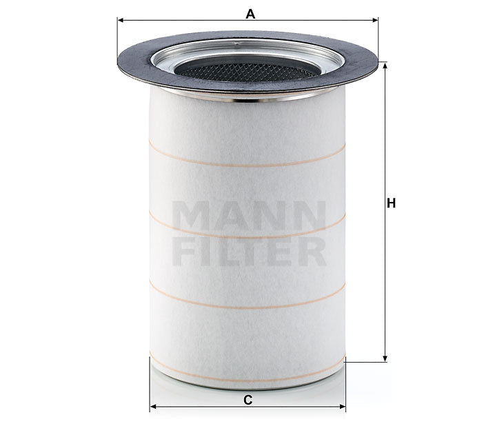 LE 38 022 air/oil separator element (incl. gasket)