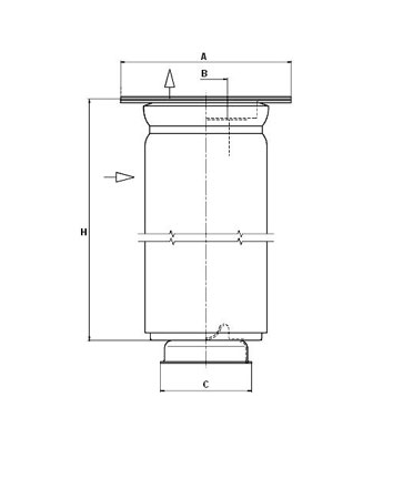 LE 5025 air/oil separator element