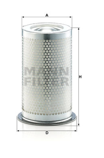 LE 61 002 x air/oil separator element (incl. gasket)