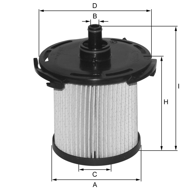 MFE1594MB fuel filter element (metal-free)