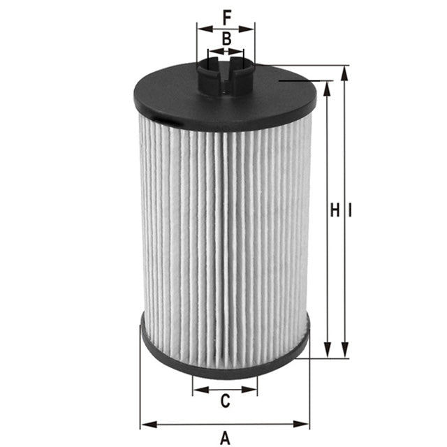 MLE1692 oil filter element (metal-free)