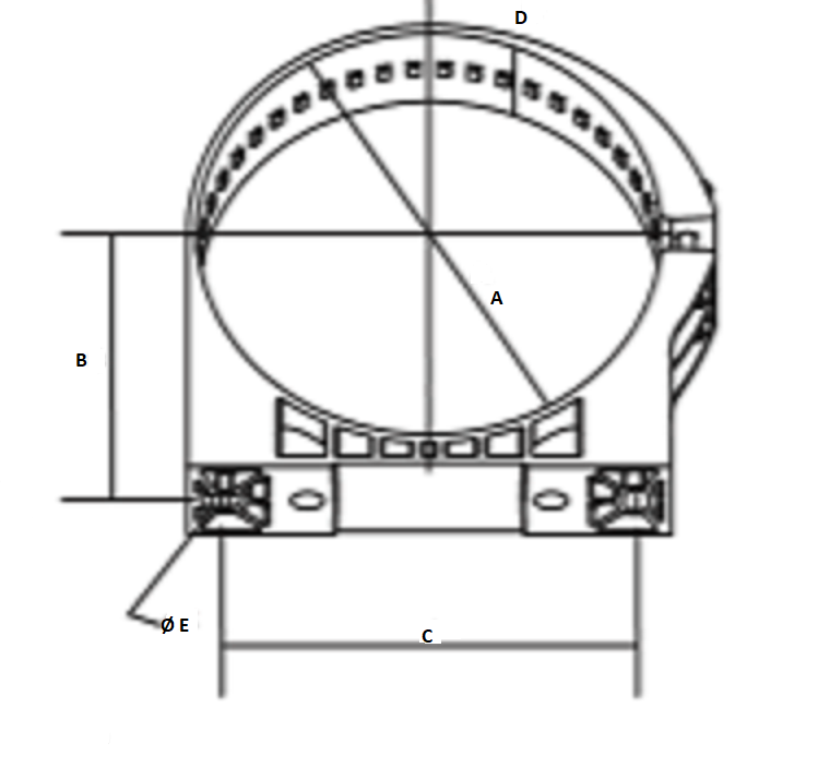 P780594 holder for air filter