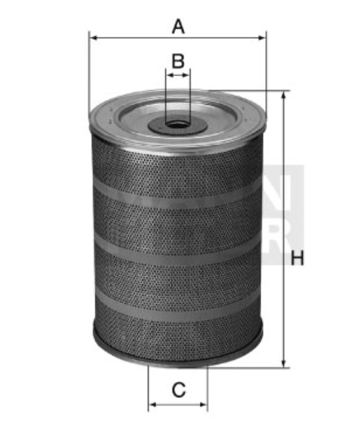 PF 34 1380/14 oil filter element