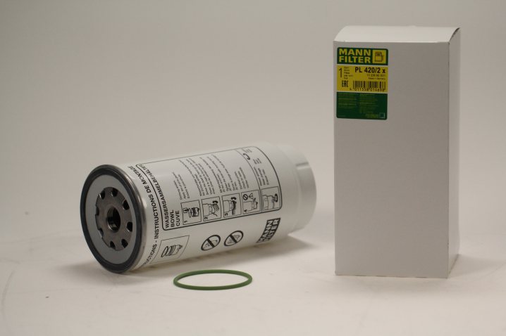 PL 420/2 x fuel filter spin-on (prefilter)