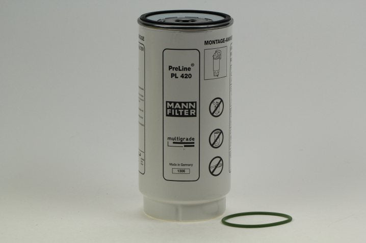 PL 420 x fuel filter spin-on (prefilter)