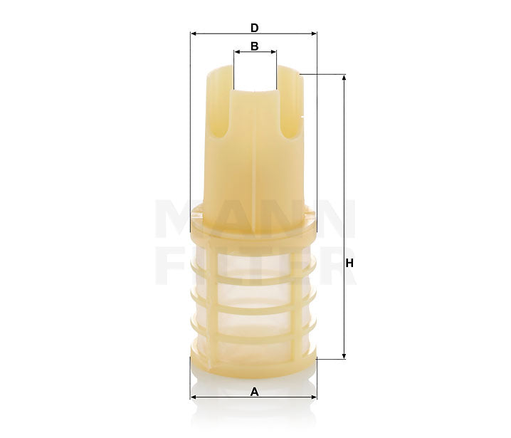 PU 5005 fuel filter element