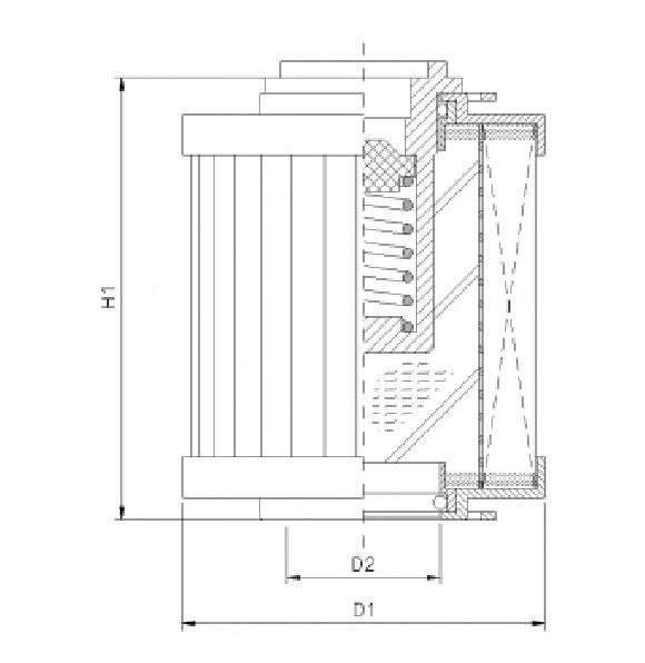R111G03B hydraulic filter element