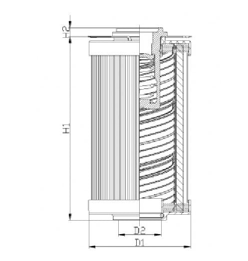 R120G10BV hydraulic filter element