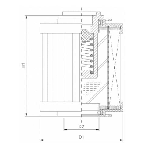 R130G15B hydraulic filter element