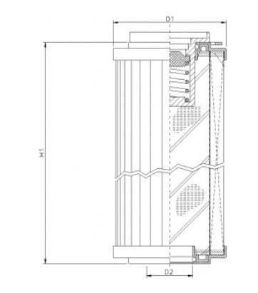 R140G06BV hydraulic filter element