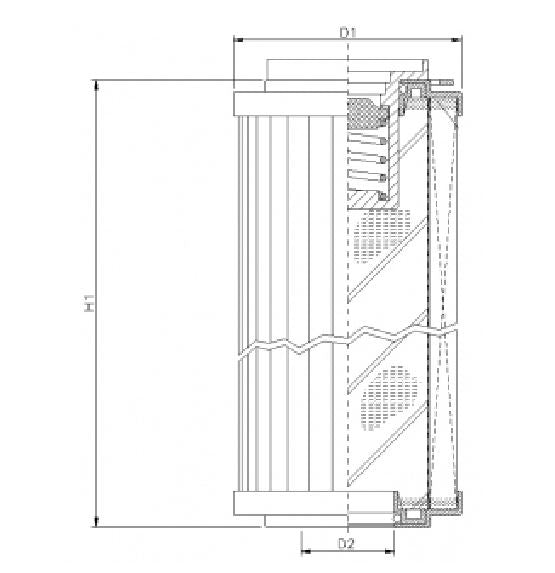 R140T250B hydraulic filter element