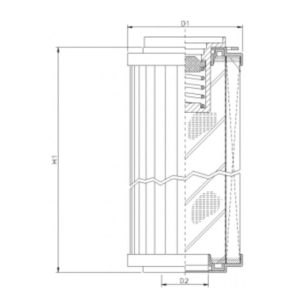 R144C10B hydraulic filter element