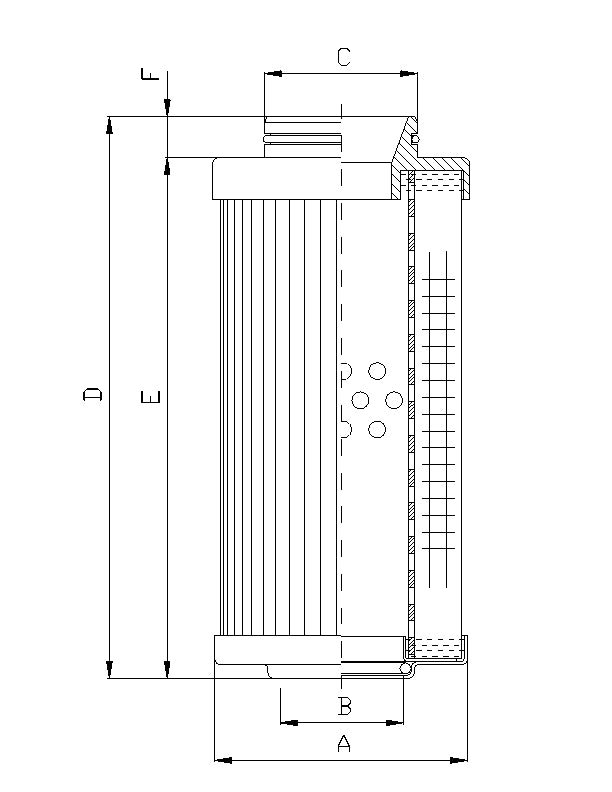R530G06 hydraulic filter element