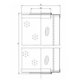 R672G06V hydraulic filter element