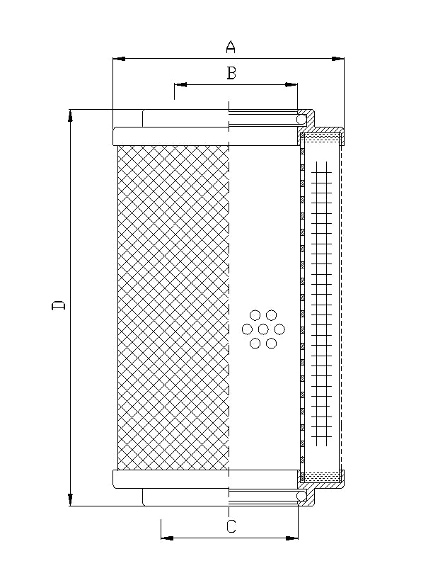 RHK80G15B hydraulic filter element
