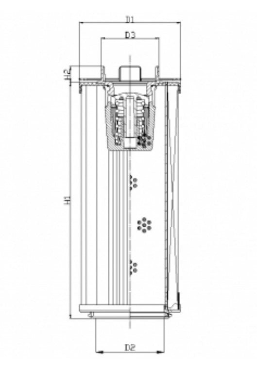 RHR1700S10B3/AB1 hydraulic filter element