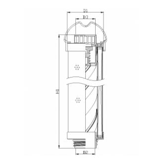 RHR185G05V3/016 hydraulic filter element