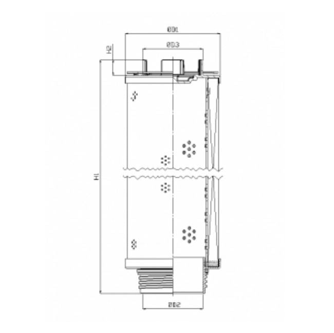 RHR2600G05B0/009 hydraulic filter element