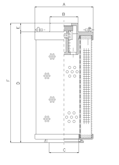 RHR330G10V6/AB1 hydraulic filter element