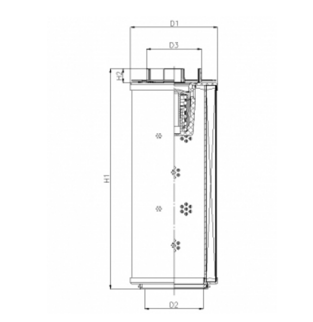 RHR330N20B6/AB1 hydraulic filter element