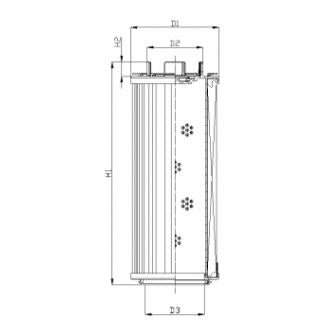RHR500S50B0/AB1 hydraulic filter element