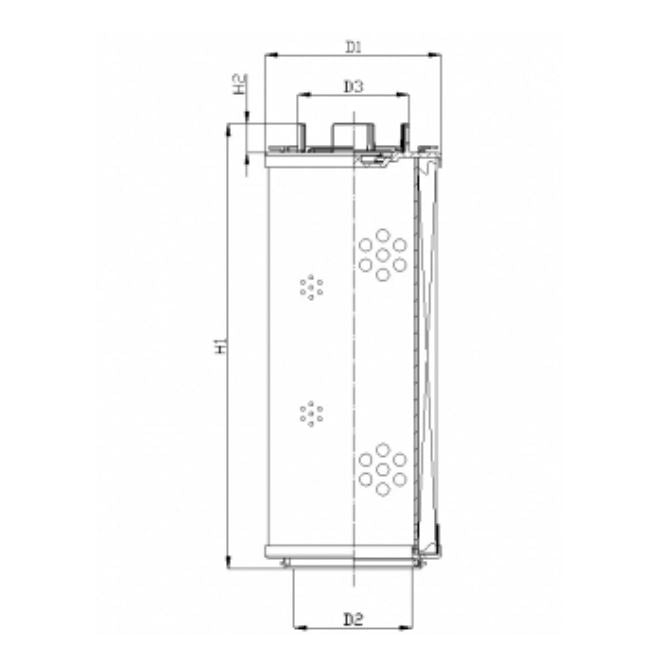 RHR660G03B0/AB1 hydraulic filter element