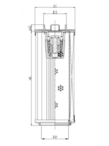 RHR660GW03V3/AB1 hydraulic filter element