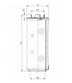 RHR950M10B0/AB1 hydraulic filter element