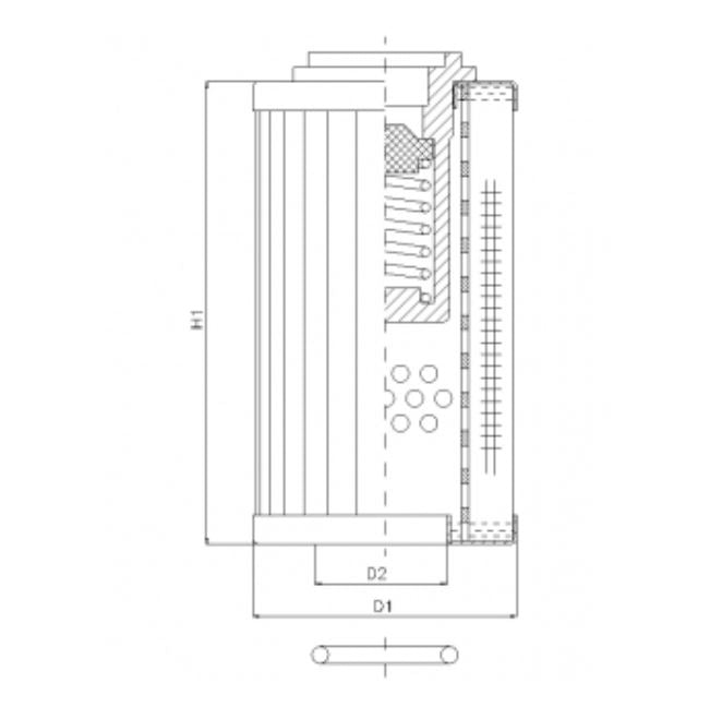 RLR330B40B filter element for return filter