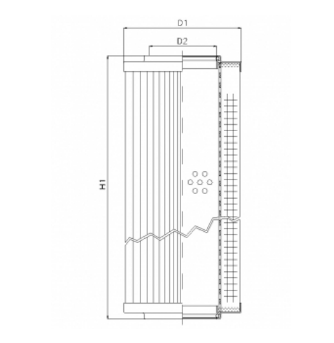 RVR10055B25B hydraulic filter element