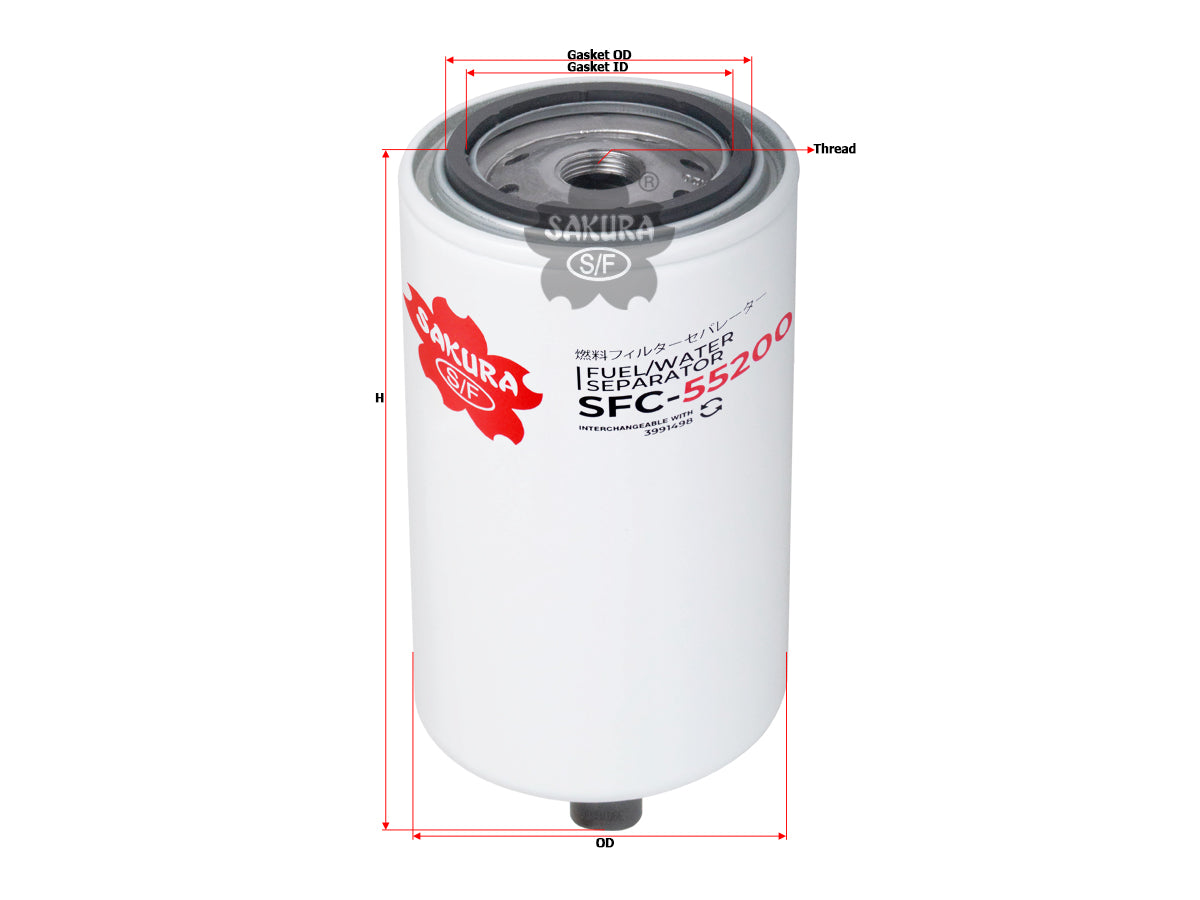 SFC-55200 fuel filter element