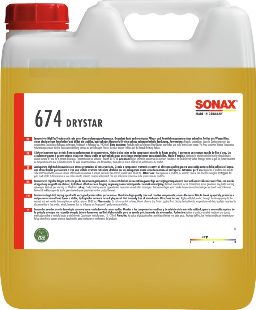 SONAX DryStar - 10 Ltr