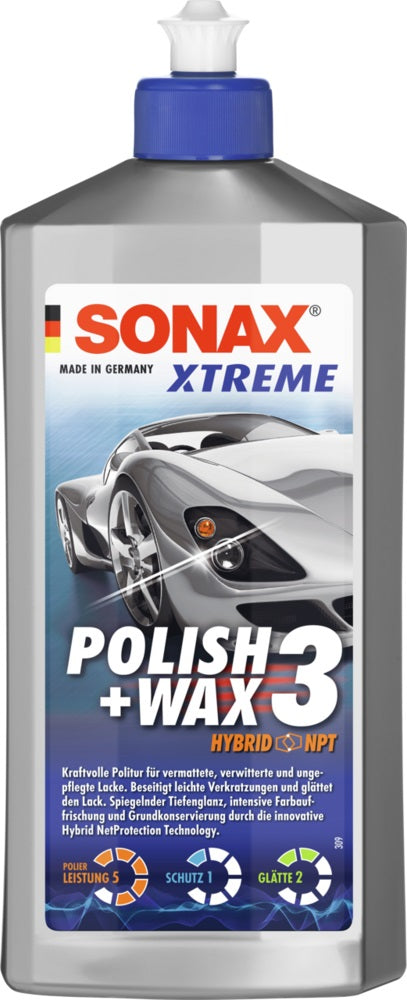 SONAX Polish+Wax 3 XTREME - 500 ml