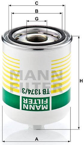 TB 1374/3 x air dryer box spin-on