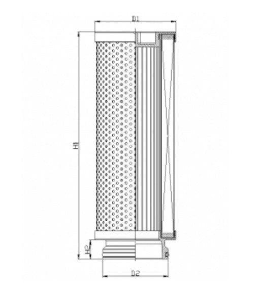 U131G06V0/ESD hydraulic filter element