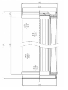U164G06/ESD hydraulic filter element