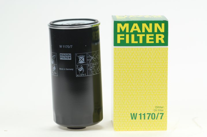 W 1170/7 oil filter
