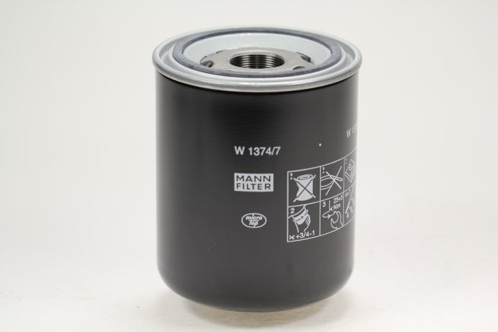 W 1374/7 oil filter (spin-on)