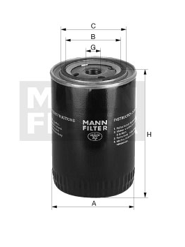 W 7055 oil filter