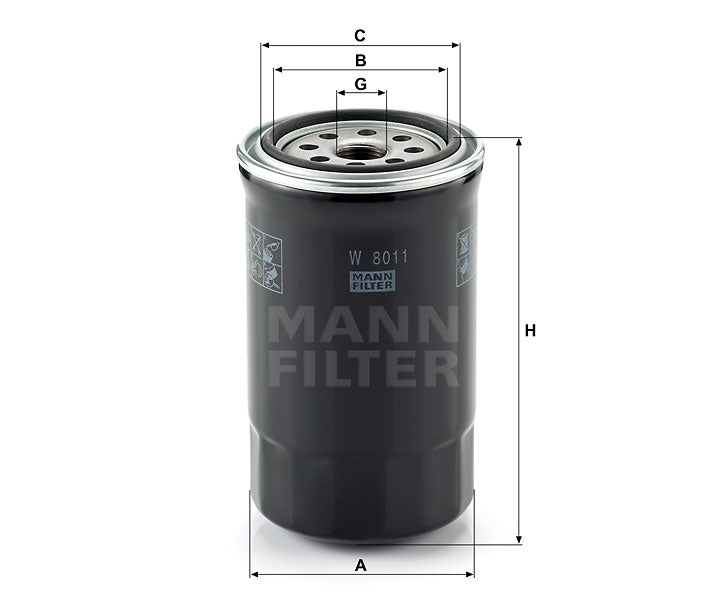 W 8011 oil filter