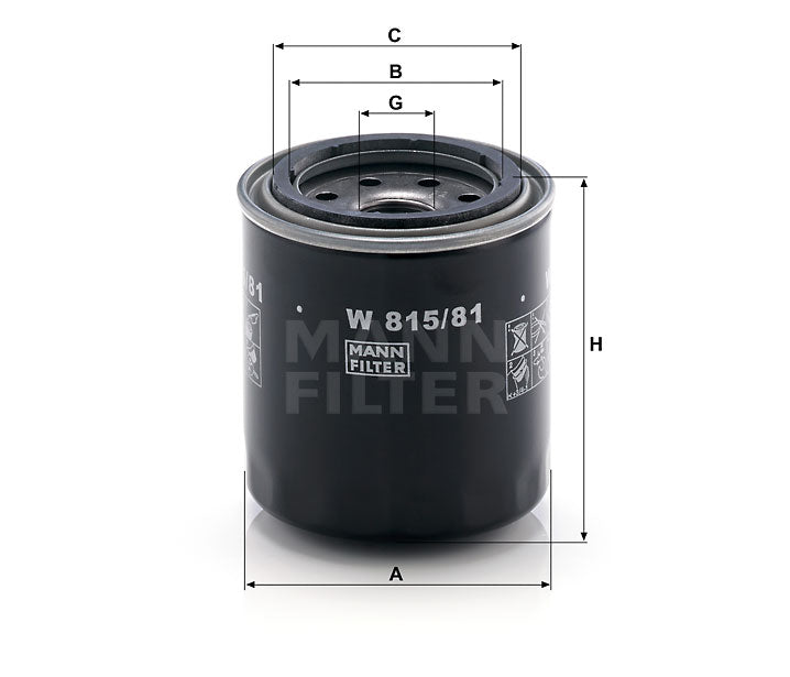 W 815/81 oil filter