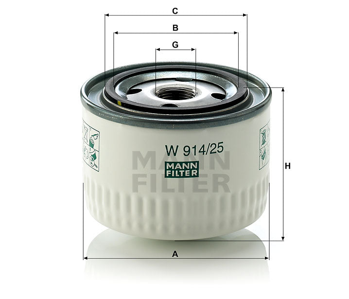 W 914/25 oil filter