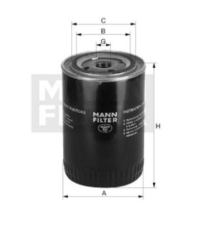 W 920/51 oil filter (spin-on)