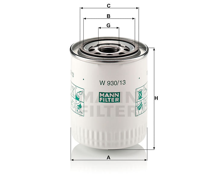 W 930/13 oil filter (spin-on)