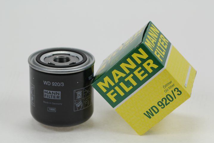 WD 920/3 oil filter spin-on